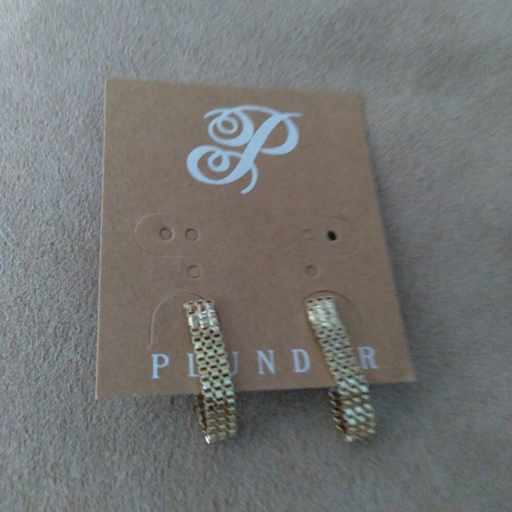 Plunder Designs Gold Earrings